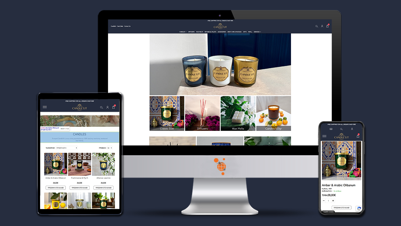 Candle`Lit - Developing an eshop for 