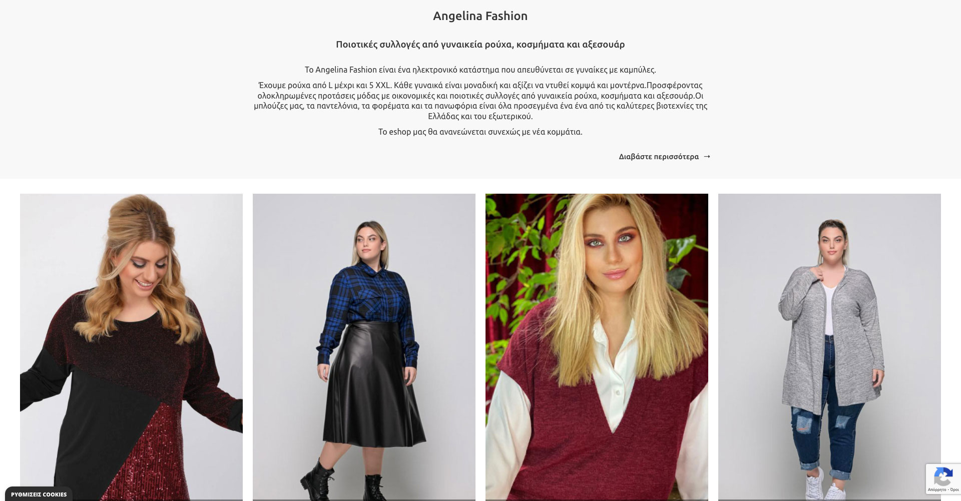 Κατασκευή eshop για την εταιρεία Angelina Fashion Κατασκευή eshop για την εταιρεία Angelina Fashion