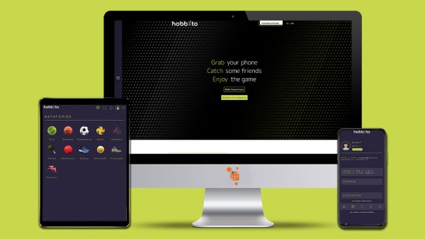 Hobbito.io - Κατασκευή Web Application 