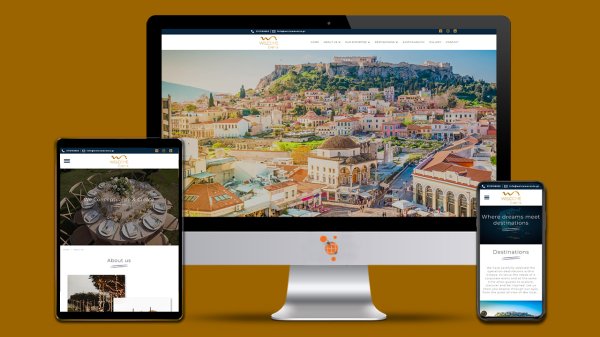 Welcome Events - Κατασκευή Ιστοσελίδας της εταιρείας Welcome Events