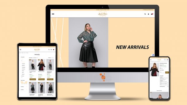 Angelina Fashion - Κατασκευή Eshop της εταιρείας <br> Angelina Fashion
