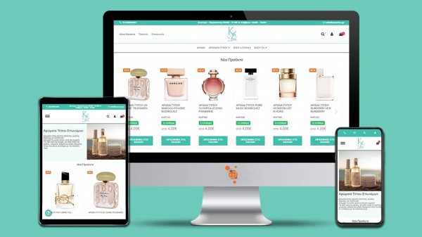 Keyanna - Eshop development for a perfume store